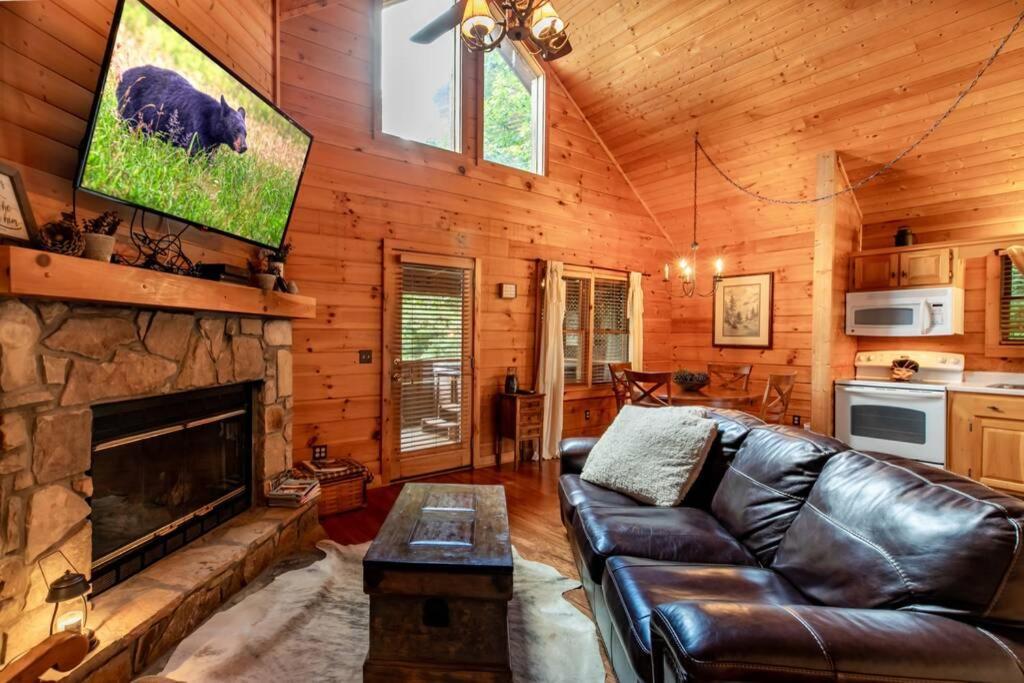 Nice View Fireplace, Hot Tub, Porch Bed, Private เซอเวียร์วีล ภายนอก รูปภาพ